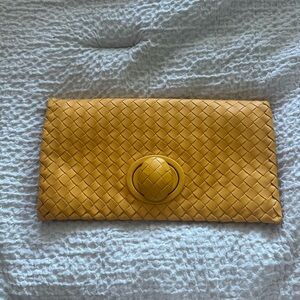 Bottega Veneta Nappa Intrecciato Turn Lock Clutch